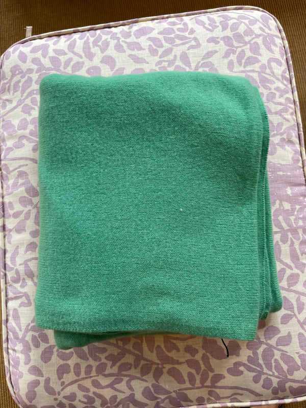Retro Green Cashmere Wrap