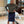 Load image into Gallery viewer, Navy Bias Cut Skirt