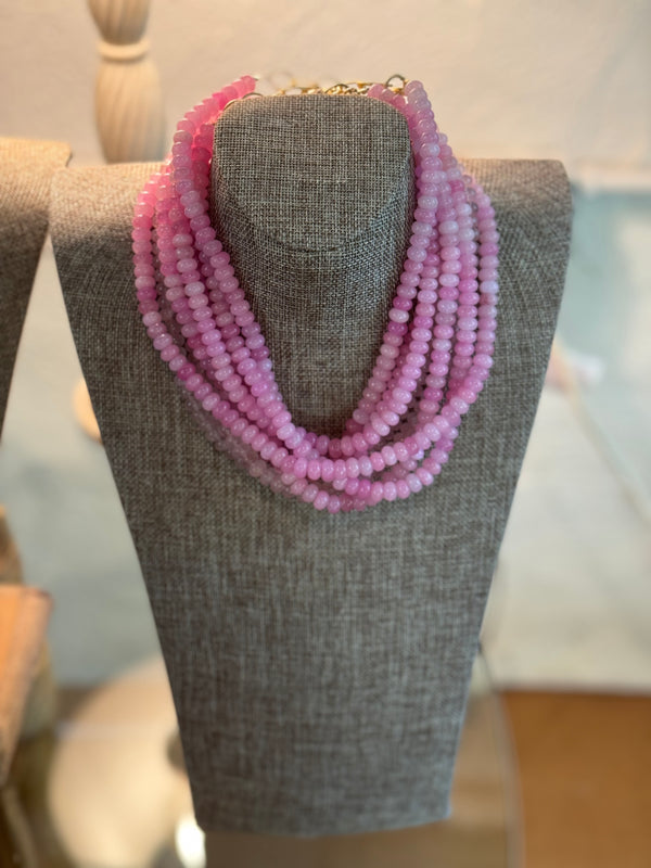 Pink Convertible Necklace