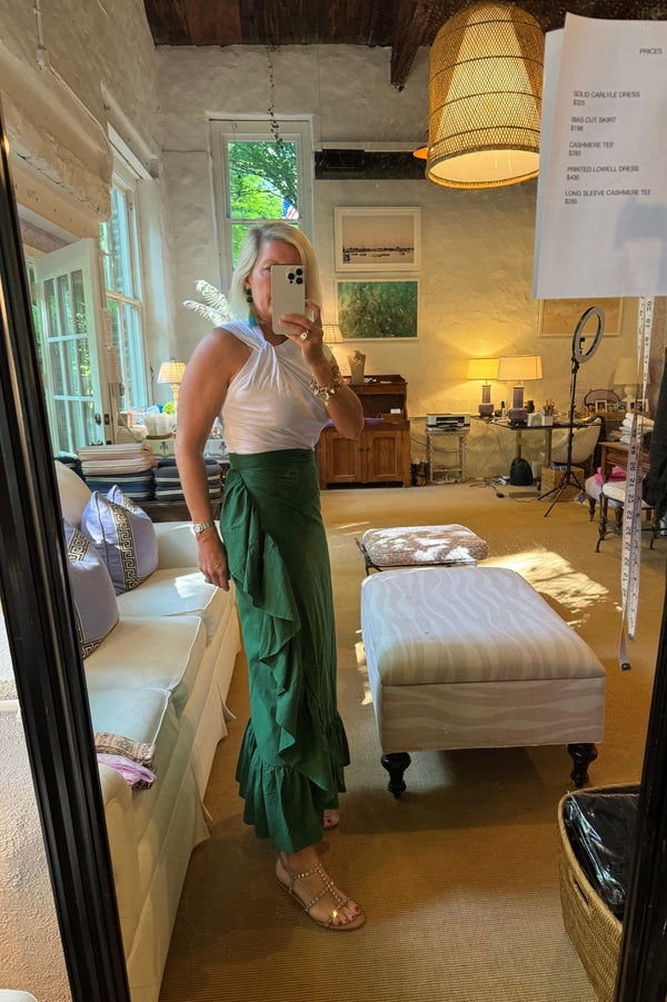 Ruffle Sarong Skirt