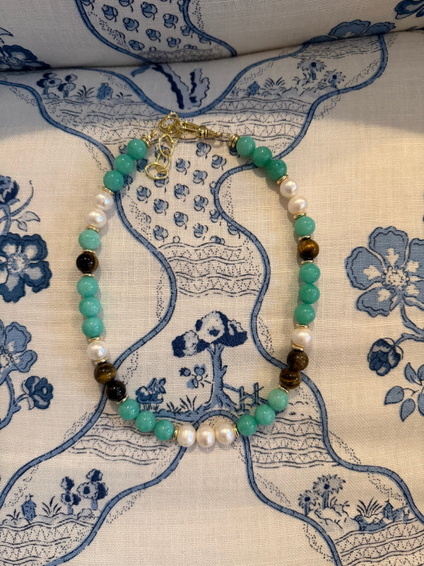 Jade and Pearl necklace