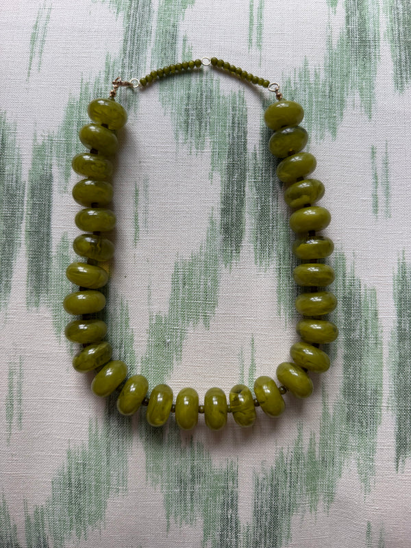 Olive Big Beads