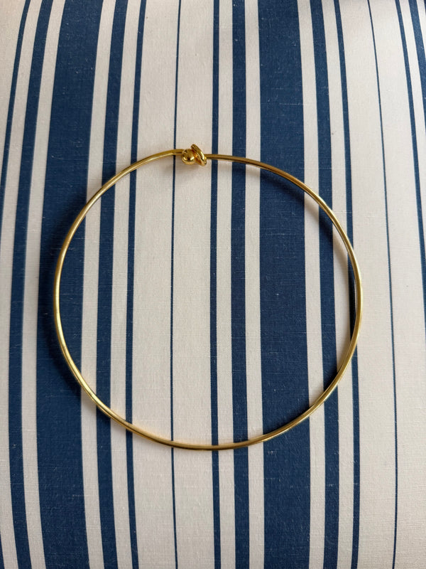 Thick Gold Wire Choker