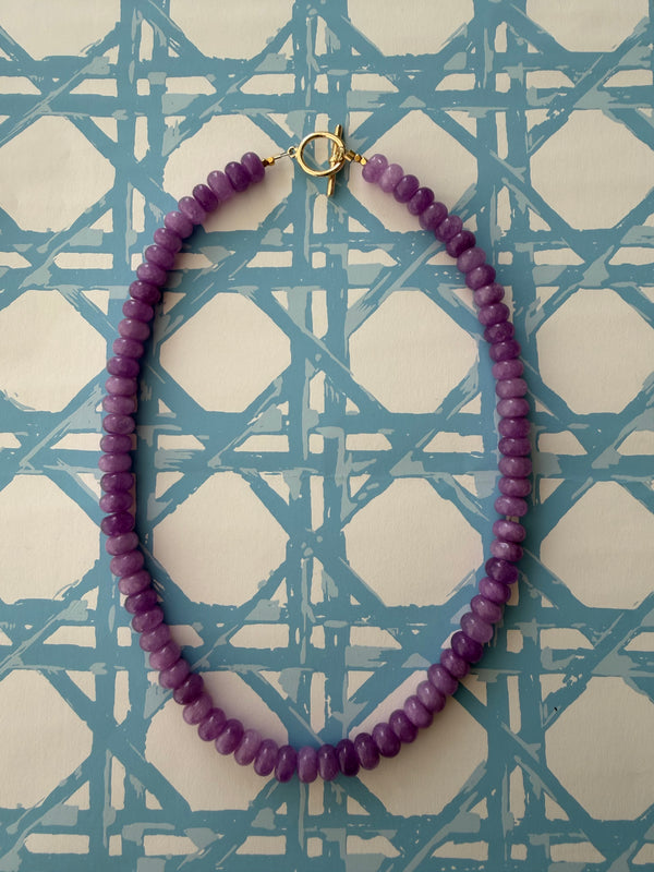 Lavender 16” Gumball necklace