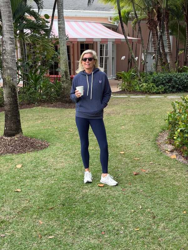 Lightweight Navy Hoodie