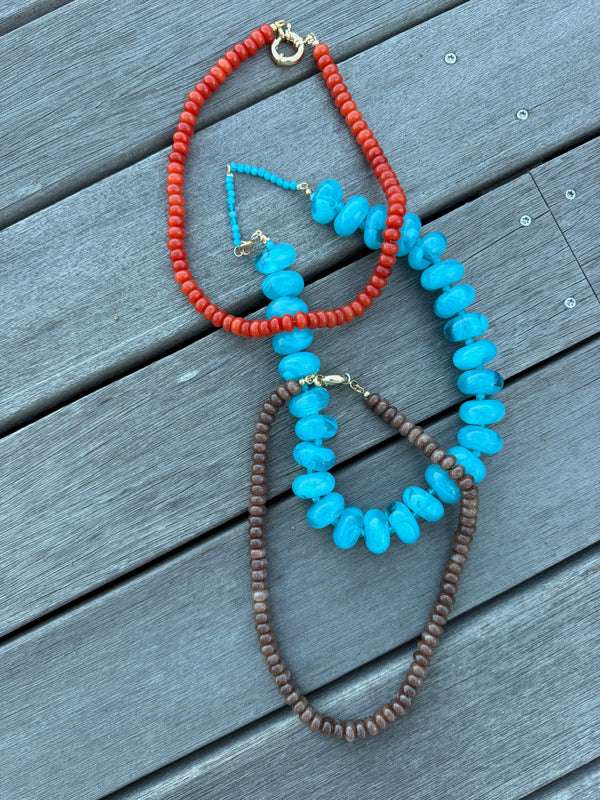 Sky Blue Big Beads