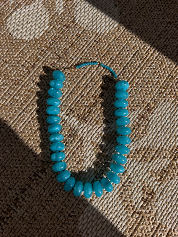 Sky Blue Big Beads
