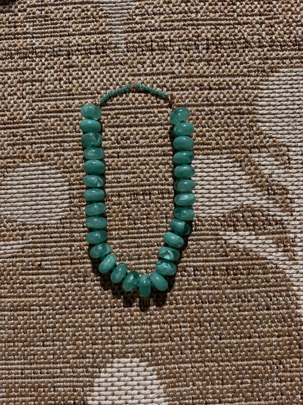 Mint Green Big Beads