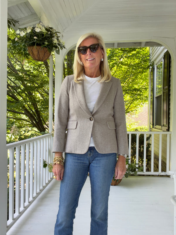 Grey Tweed Blazer