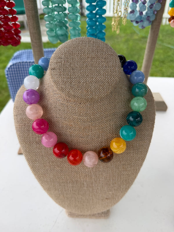 Multi Colored Gumball Necklace