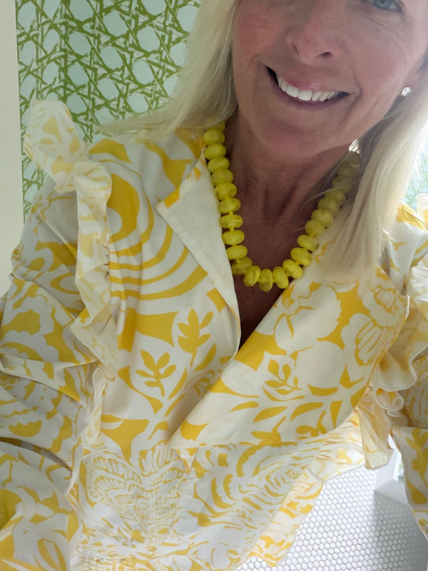 Yellow Big Beads
