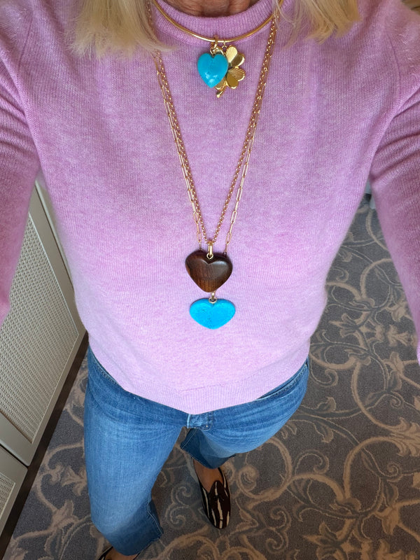 Turquoise Baby Heart