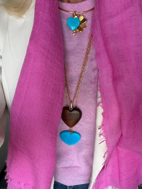 Turquoise Baby Heart