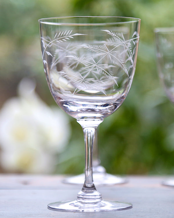 Fern Wine Glasses