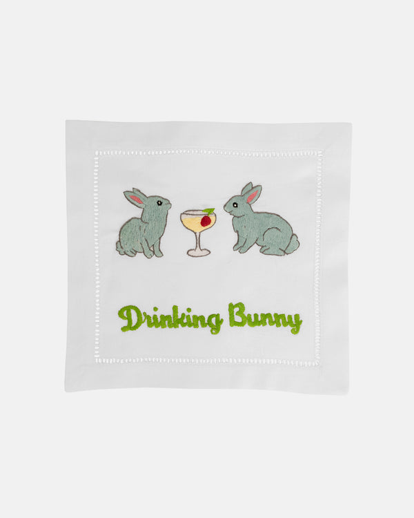 Cocktail Napkins - Drinking Bunny