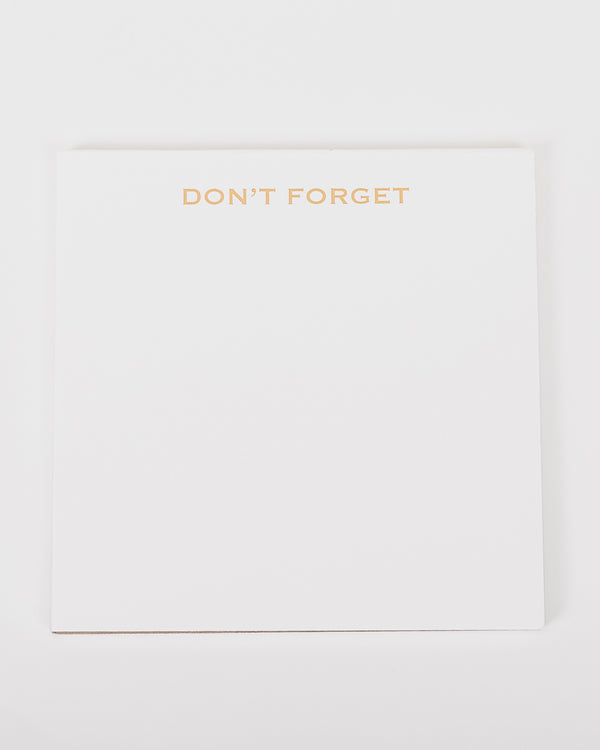 Square Notepad - Don't Forget